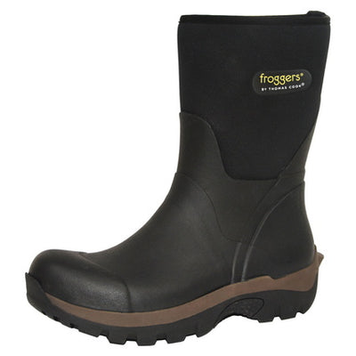 FROGGERS MENS MID BUSH BOOT - BLACK