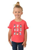 THOMAS COOK GIRLS MAGNOLIA FARM FRILL TEE