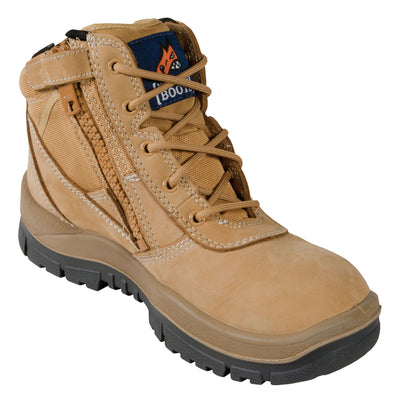 MONGREL WHEAT ZIP SIDE BOOT NON SAFETY 961050