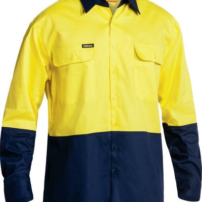 BISLEY L/S SHIRT FULL BUTTON