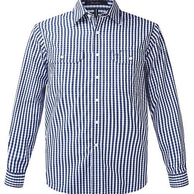 PILBARA MENS L/S CHECK SHIRT