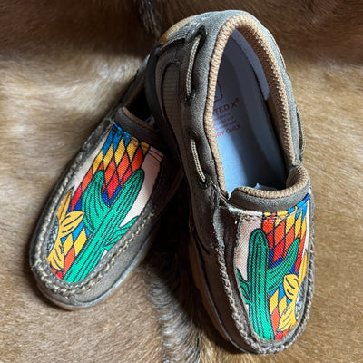 TWISTED X CHILDRENS CACTUS SUNFLOWER MOCS