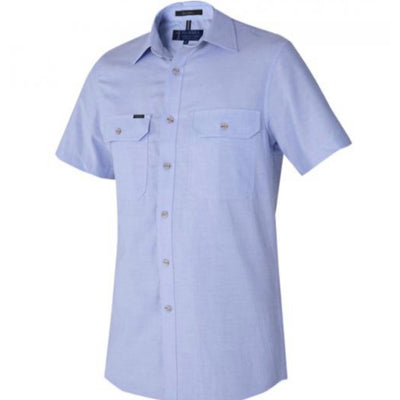 PILBARA MENS CHAMBRAY S/S SHIRT