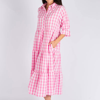 WORTHIER GINGHAM DRESS WY1356P