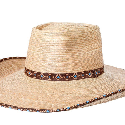 SUNBODY AVA OAK TAN AZTEC HAT