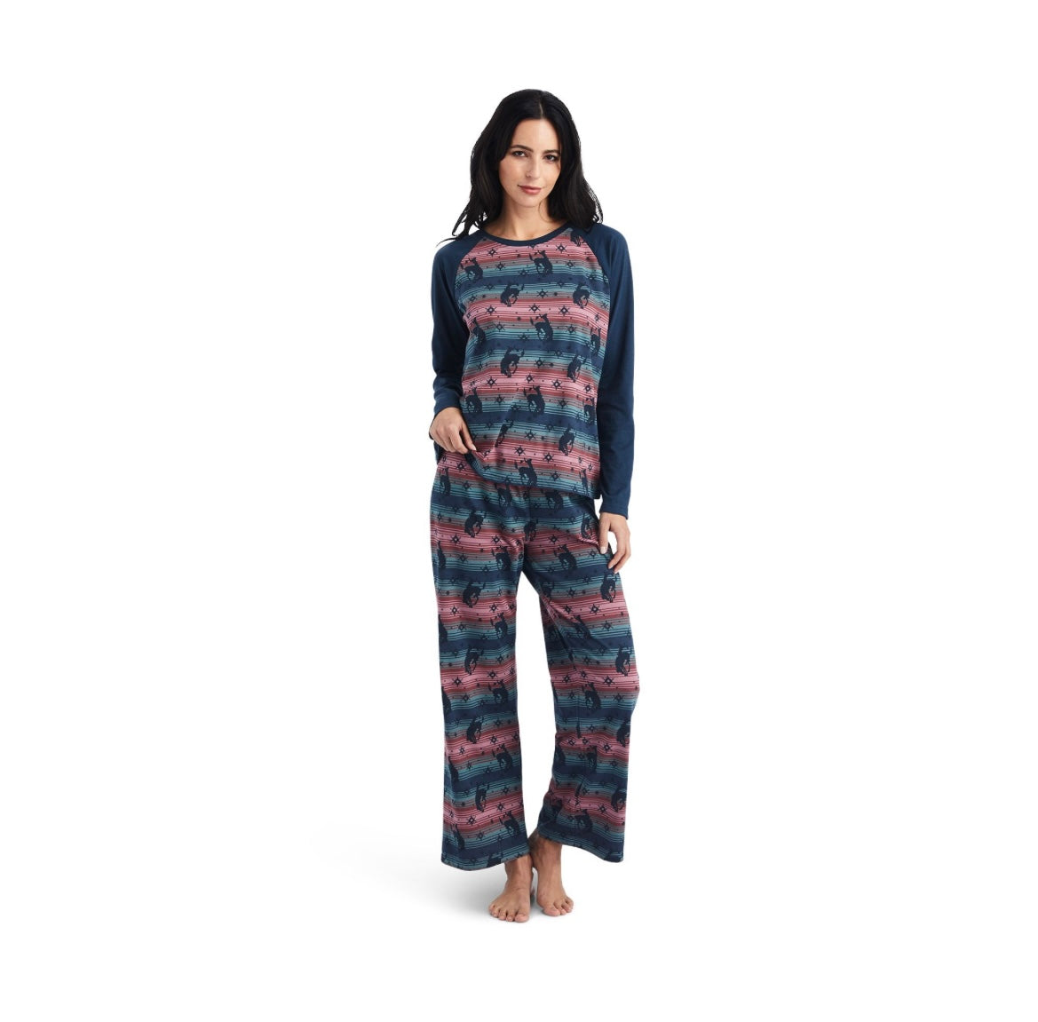 ARIAT WMNS PJ SET BUCKING SERAPE