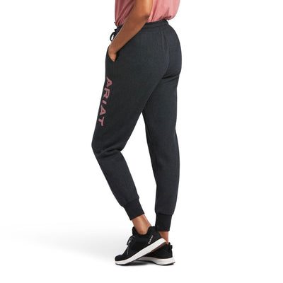 ARIAT WMNS REAL JOGGER SWEATPANTS HEATHER CHARCOAL