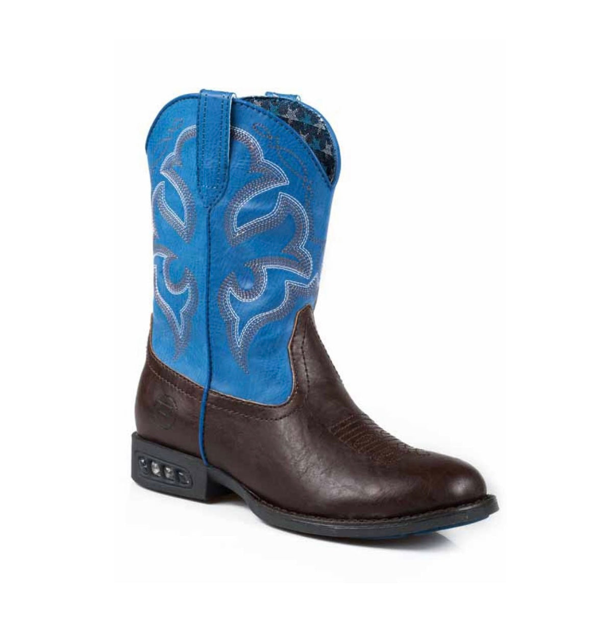 ROPER KIDS LIGHTENING BROWN/BLUE