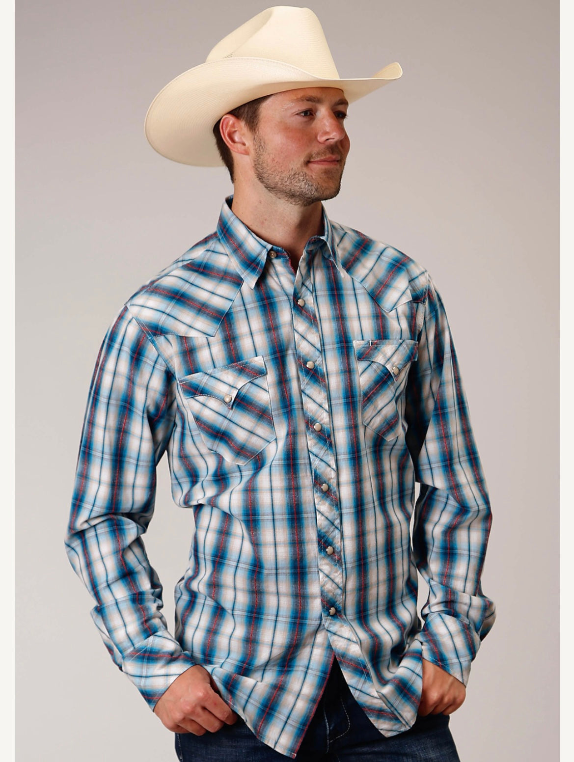 ROPER MENS L/S SHIRT 01062032